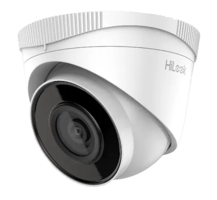 Outdoor Turret, Metal camera body, 4MP, 2.8mm, 120 dB WDR, H.265+, IR 30m, IP67, PoE/12VDC