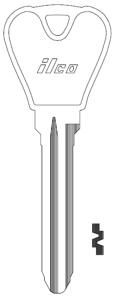 Ilco X231 Ford Key Blank H70
