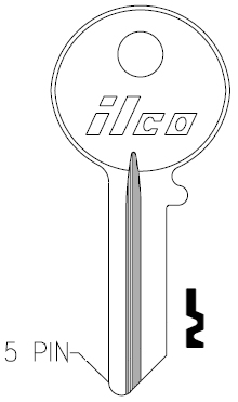 Ilco C1041TR Key Blank