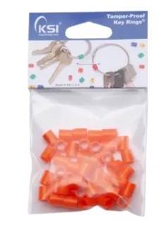 Key Systems KSI-290100O TPR Color Coding - Orange 50 Pack   