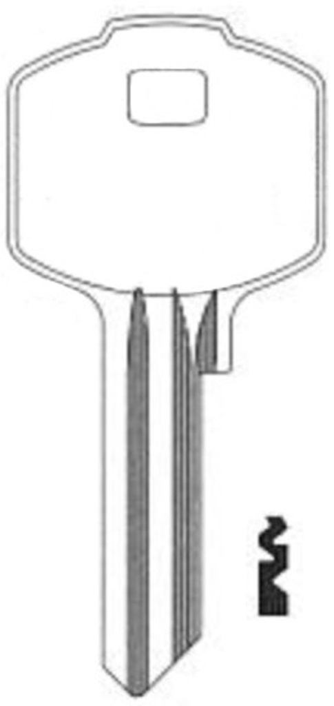 Ilco 1613 Lori 80 5-PIN Key Blank