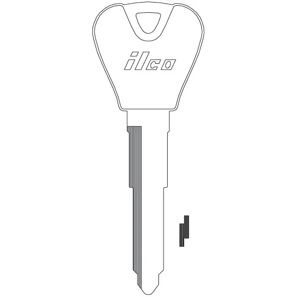 Ilco X244 Ford Keyblank H76