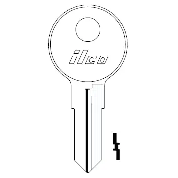 Ilco 1676 Key Blank BAU3