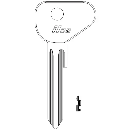 Ilco MZ12 Nissan Key Blank DAT5 X1