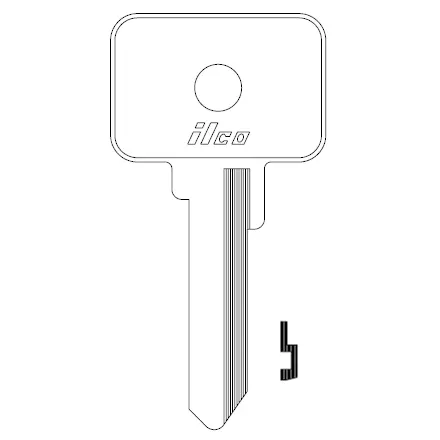 Ilco X109 Fiat Key Blank FT43