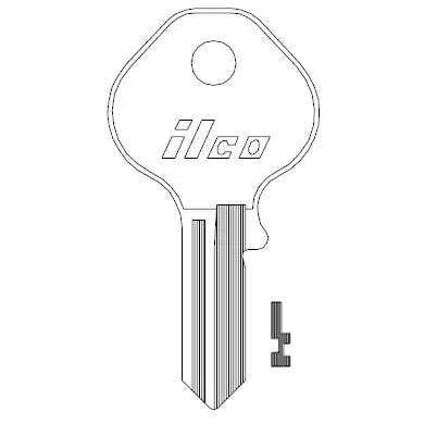 Ilco 1092DS Key Blank M13