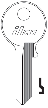 Ilco VR91AR Key Blank