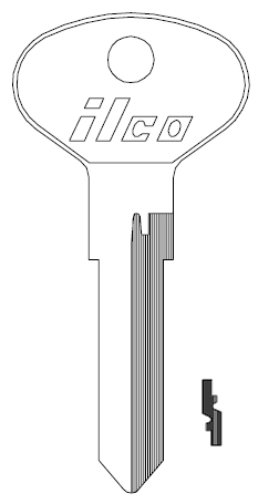 Ilco X9 Volkswagon, Audi, Porsche  Key Blank