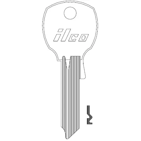 1069LB Ilco Key Blank – NA12