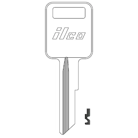 1970AM Ilco American Motors Key Blank – RA4