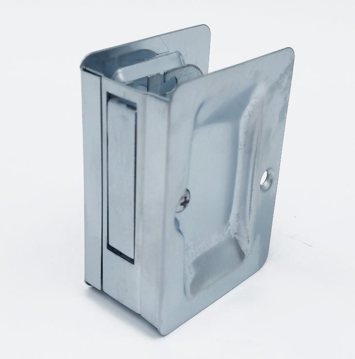 Pocket Door Lock, Passage, Satin Chrome