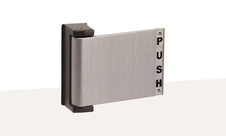[4590-04-02-628] Adams Rite 4590-04-02-628 Push Paddle For Use With 4510 Deadlatch Aluminum (Push To Right) For 2-1/4 - 2-1/2In Thick Doors