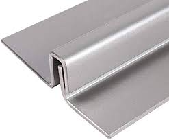 Frontline 2301 Interlock Astragal Steel Powder Coated Silver 2-3/8W (For Outswing Doors) X 82In High X 1.75In Throat