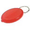 Lucky Line 94101 Plastic Coin Holder W/brass chain, Assorted, 1 card