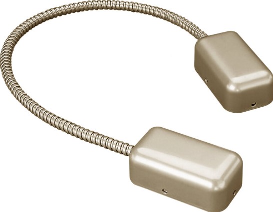 [CM-PT250AL-DUR-18] Camden Heavy CM-PT250AL-DUR-18 Duty Power Transfer Cables w/ Aluminum Endcaps, Duranodic Finish, 1/4" inside diameter cable, 18" length (CM-PT14DUR)