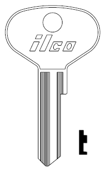 [HR62DG] Ilco HR62DG Key Blank