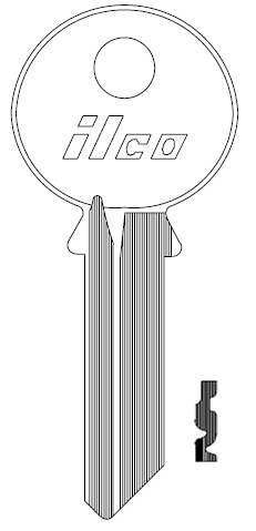 [999GA] Ilco 999GA Key Blank 5 Pin