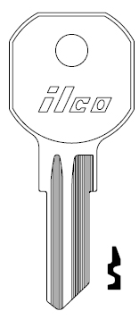 [1574R] Ilco 1574R Hurd/Trimark Blank KS800