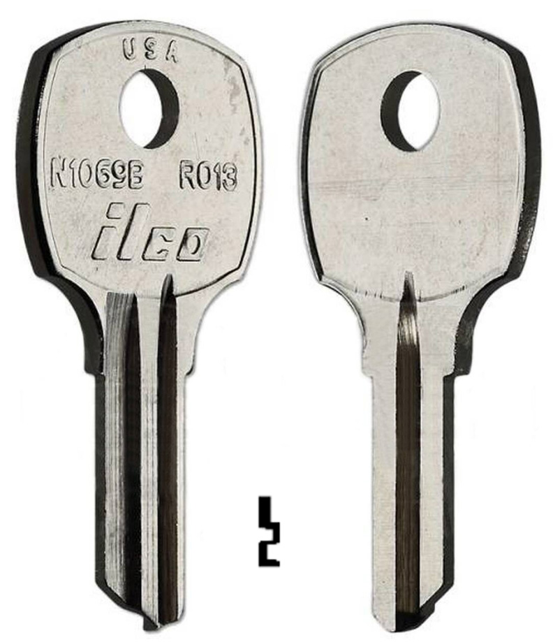 [1069H] Ilco 1069H Key Blank RO11