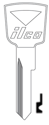 [1127DP] Ilco 1127DP Ford Key Blank H27