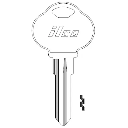 [CLB4] Ilco 1573D Key Blank CLB4