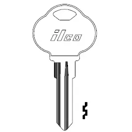 [1581G] Ilco 1581G Club Key Blank CLB7