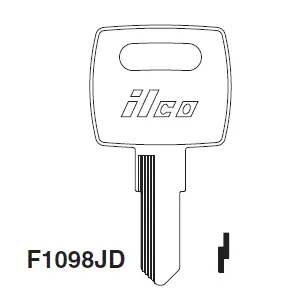 [F1098JD] Ilco F1098JD John Deere Key Blank