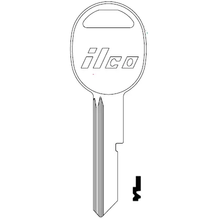 [S1098K] S1098K Ilco GMC Key Blank – B47