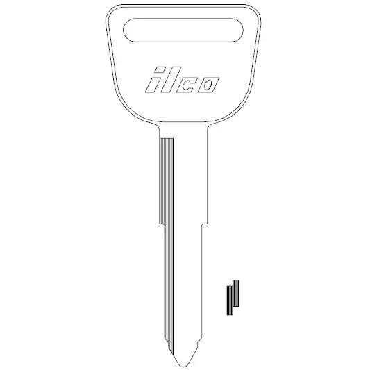 [X181] X181 Ilco Honda Key Blank – HD90