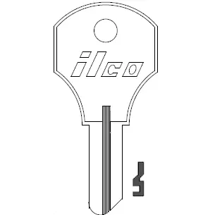 [S1000V] S1000V Ilco Key Blank – CO68