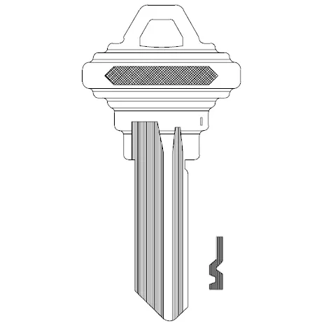 [101E] 101E Schlage Key Blank – SC9