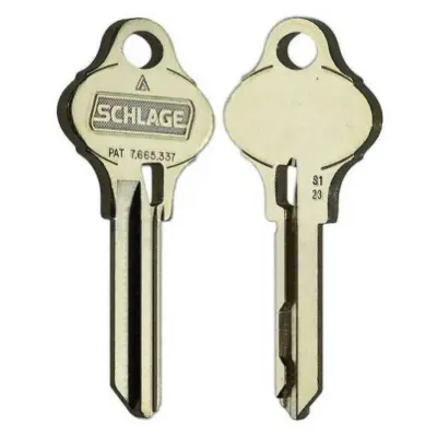 [35-270-S123] Ilco S123 (35-270) Schlage Everest Key Blank