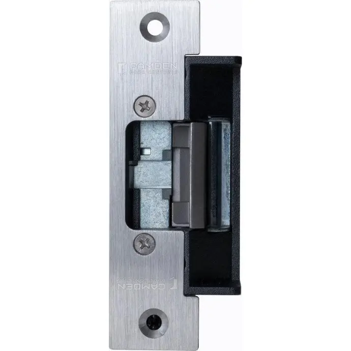 [CX-ED2079] Camden CX-ED2079 Universal' electric strike, 12/24V AC/DC, fail safe/fail secure operation, horizontal adjustment, c/w 3 stainless steel faceplates (CX-ESP1B, ESP3B & ESP4B)