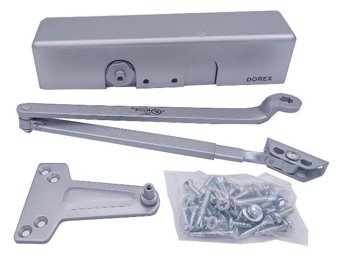 [1900AL] Dorex 1900AL Grade 1 Aluminum Door Closer Adjustable 2-6