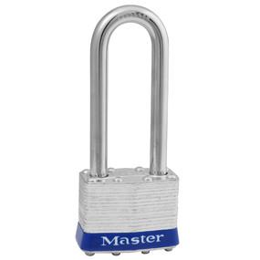 [1UPLJ] Master Lock 1UPLJ 1-3/4" (44mm) Wide Laminated Steel Pin Tumbler Padlock with 2-1/2" (64mm) Shackle, Universal Pin