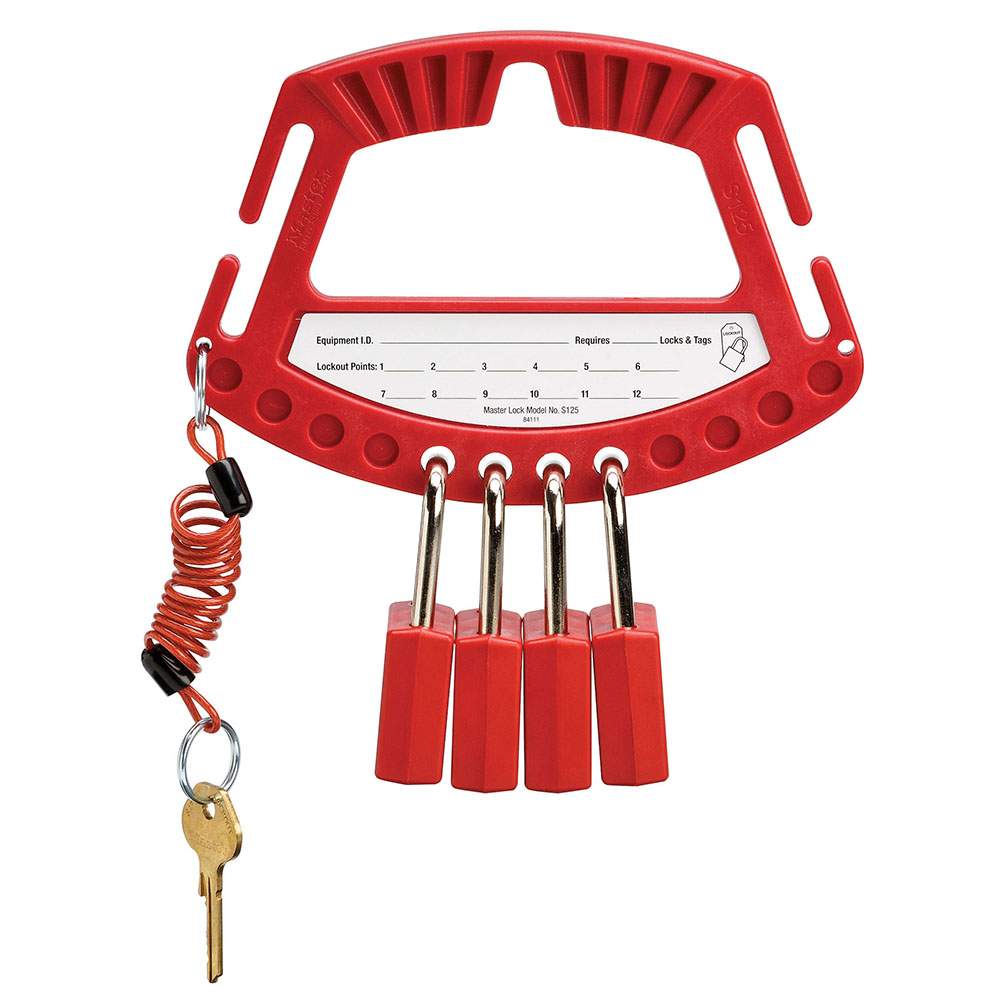 [S125] Master Lock S125 Safety Padlock Caddy