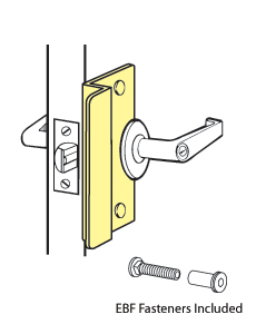 Don-jo Latch Protector Offset OSLP 110 EBF - Stainless Steel