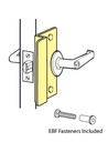 Don-jo Latch Protector Offset OSLP 110 EBF - Stainless Steel