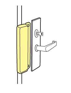 Don-jo Latch Protector MELP 210 - Silver Coated