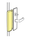 Don-jo Latch Protector MELP 210 - Silver Coated