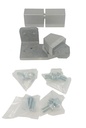 Dorex Door Pivot Set 1/8" Recessed Jamb Mount Left Hand(3/4" Offset) Aluminum Finish