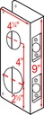 Don-jo Wrap Around 484 CW - Polished Brass