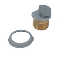 Dorex 1" Mortise Thumbturn Cylinder Aluminum