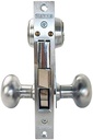 Marks 21AC/26D-W Right Hand Reverse Double Cylinder Entry Uni-Lock Knob/Plate Mortise Lockset for Iron Gate Doors