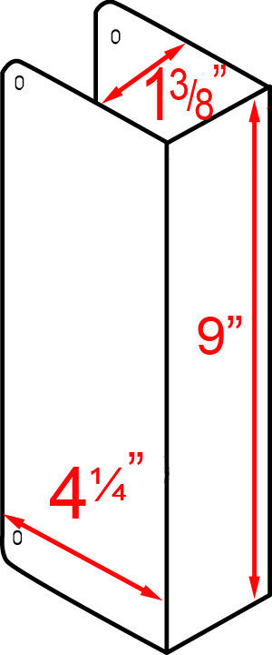 Don-jo Blank Wrap Around 30 CW - Polished Brass