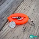 Lucky Line Plastic Coin Holder W/brass chain, Asssorted, 1/Cd