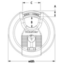Master M40XTHC Padlock