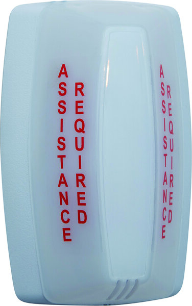 Camden Single Gang LED Dome Light w/ adjustable sounder. Add suffix 'F' to model number for French language, 'FE' fro bilingual