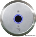 Camden Sure-Wave Switch, 6" Round, Hand Icon,Single Gang Light Ring