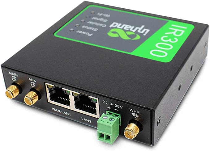 4G Industrial router. Network: LTE CAT4;